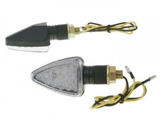 Indicator set M10 LED black Mini, short for scooter, motorcycle
