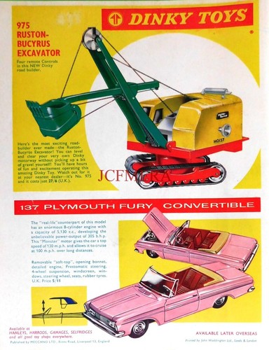 Dinky toys ruston - toys, ruston-bucyrus