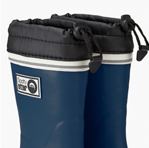 Spotty otter kids wellies - otter,