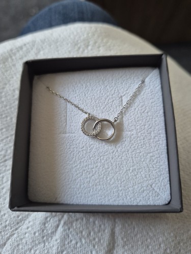 Silver necklace bracelet set - necklace,