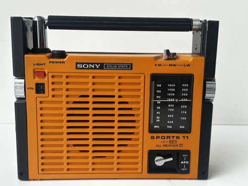 Sony icf 111l orange - sony,