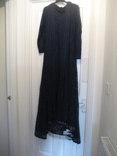 BLUE LACE DRESS 1930'S STYLE