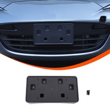 Black abs front license plate - abs,