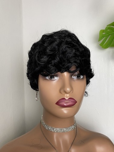 Pixie cut short wig - short,