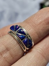 Zuni Opal Inlay Sterling