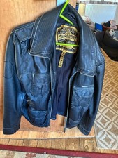 Superdry leather biker jacket - biker,