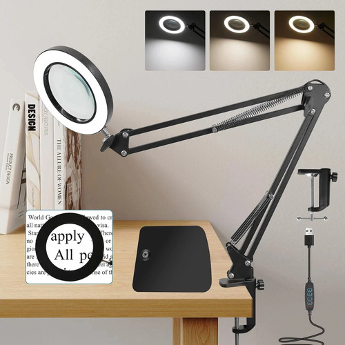 10x magnifying glass with - 10x,
