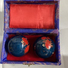 Vintage Boading Balls  Chiming Set of 2 in box