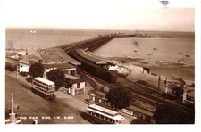 The Pier Ryde Isle Of Wight Vintage Real Photo Postcard