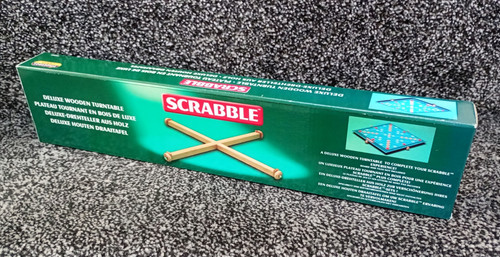 Scrabble deluxe wooden - scrabble,