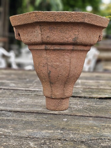 Vintage cast iron gutter rain - cast,
