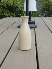 Old Off White Stoneware Ink Bottle