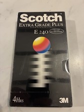 Scotch Extra Grade Plus E240 VHS Blank Video Cassette Tape Brand New Sealed