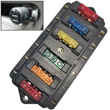 Universal Blade Fuse Box 6 Way