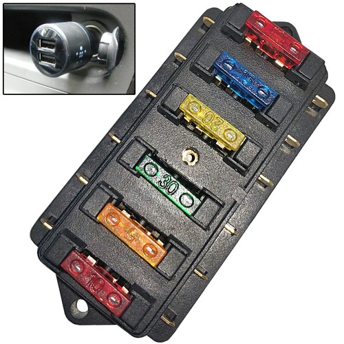 Universal blade fuse - box, way
