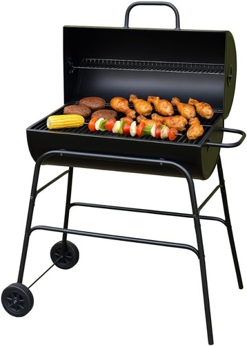 Drum charcoal bbq - grill, smoker