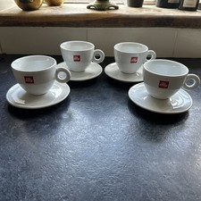Set of 4 Illy Coffee Cups and