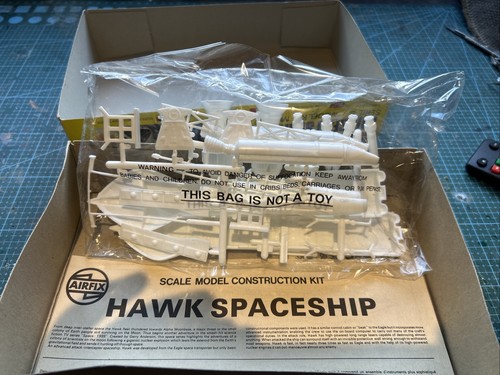 Airfix hawk spaceship model - spaceship,