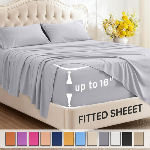 Extra deep fitted sheet 40cm - extra,