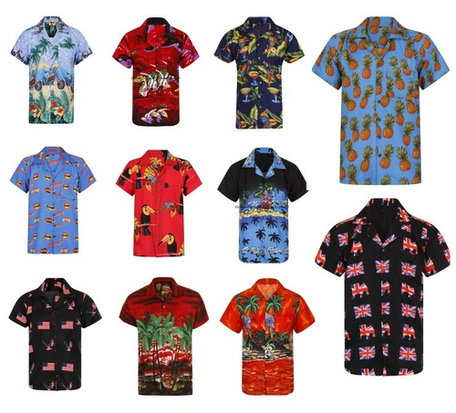 Hawaiian shirt mens palm tree - mens,
