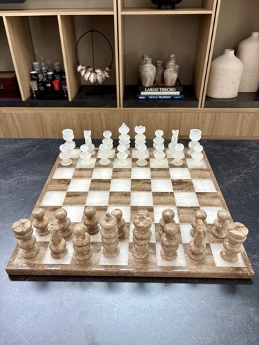 Marble chess set - marble,