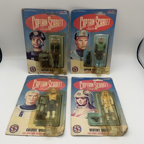 Captain scarlet vintage moc - captain,
