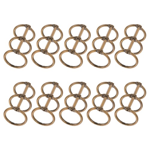 Pcs brown alloy binder - brown,