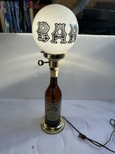 Vintage Davey Crocked Bear Grease Fake Whiskey Bottle No Alcohol Bar Lamp