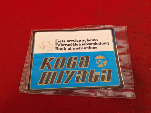 Koga miyata owners manual - koga,
