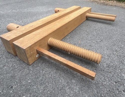Large wooden bookbinding - large,
