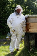 Heavy Duty Beekeeping Suit with Fencing Veil Cotton Polyester Bee Suit 5 Sizes