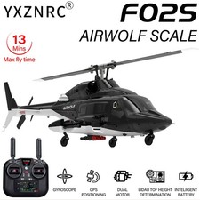 YUXIANG RC Helicopter Airwolf 1:34 9CH 2.4G GPS Dual Brushless Motor RC Aircraft