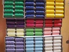 Coats Moon Sewing Machine Polyester Thread Cotton 1000 yards x 10 cops~Various 