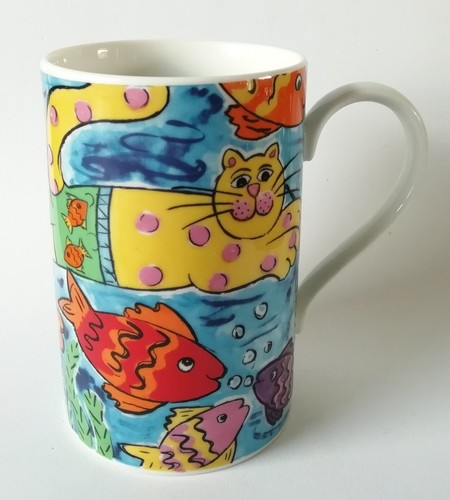 Dunoon mug crazy cats - mug,