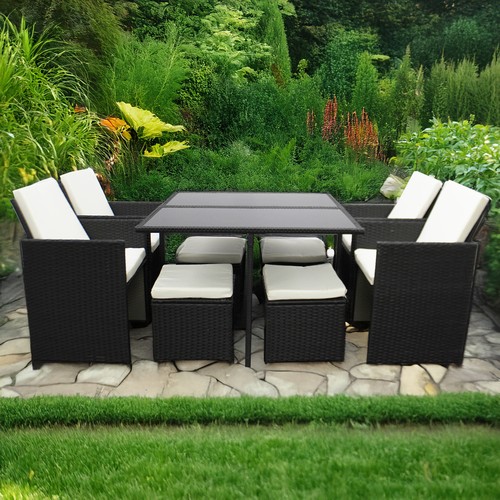 Seater rattan garden dining - seater,