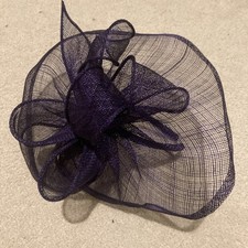 Phase Eight purple fascinator