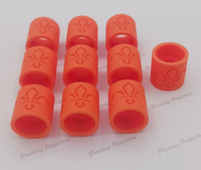 10 x Orange Scout Woggle