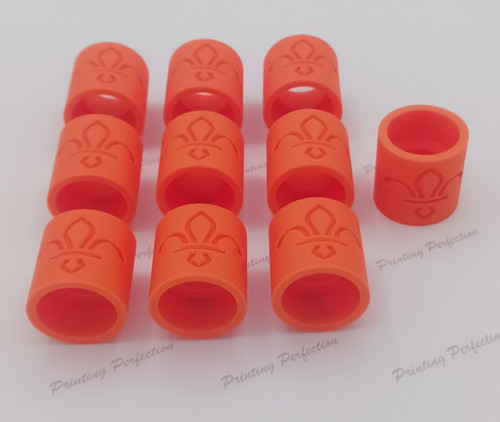 Orange scout woggle - scout,