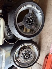 Yamaha R1 1998-2001 4XV 5JJ Front And Rear Wheels Set Of Wheels Silver