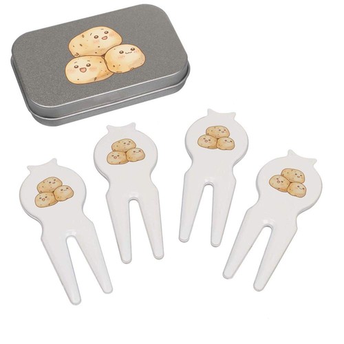 Potato family golf divot - family',