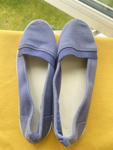 Lilac canvas slip shoes - shoes, |