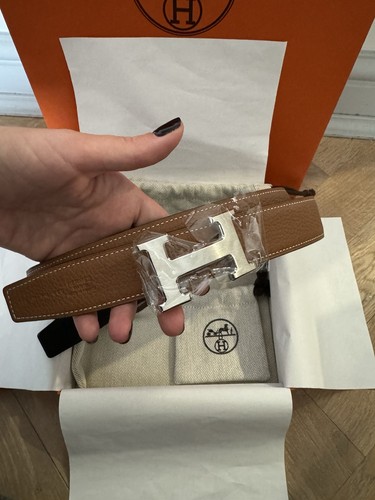 Hermes belt reversible - h,