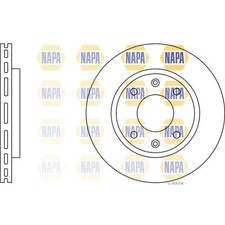 2x Brake Discs Vented For