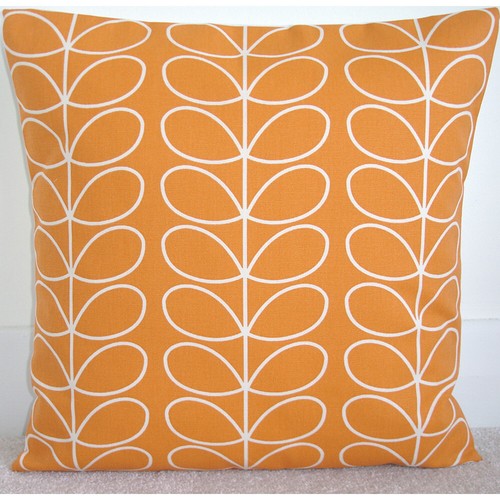 Orange cushion cover - cushion, 14x14