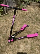 Y FLICKER A3 AIR SERIES PUSH SCOOTER ~ PINK/BLACK ~ FOLDABLE