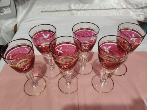 Vintage bohemian cranberry - vintage,