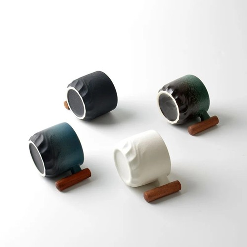 Retro ceramic coffee cup - ceramic,