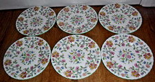 Set of 6 Minton Haddon Hall 8" Salad Dessert Luncheon Plates ~ 1st ~ Excellent