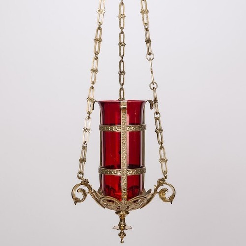 Gothic brass hanging church - gothic,