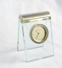 3" Small Glass Desktop Clock
